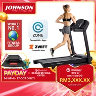 free phissing Johnson Fitness Horizon T101-27 Treadmill