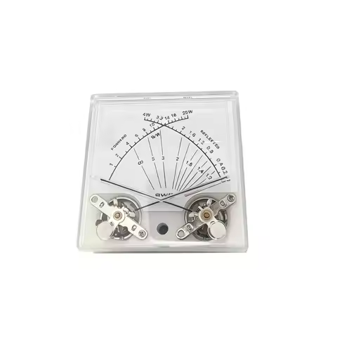 Analog SWR Watt Meter Head 4W/20W Standing Wave Power Gauge RF Power Tester For Ham Radio Transceive