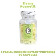 ANIMATE E Facial Essence Instant Whitening 60 Capsules | Vitamin E | Facial care | Brighten Skin | M