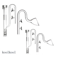 kool Glass Lily Pipe Set Transparent Skimmer Inflow and Outflow Pipe for Aquarium Fish for Tank Filter Tubing Accessorie