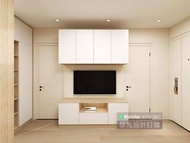 🔴🔵客廳電視地櫃吊櫃曲直位tv櫃家俱訂做ぜんやせっけい