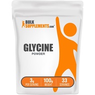 BulkSupplements.com Glycine Powder 100g (3.5 oz) - L-Glycine Powder, Glycine Supplements, Glycine 30