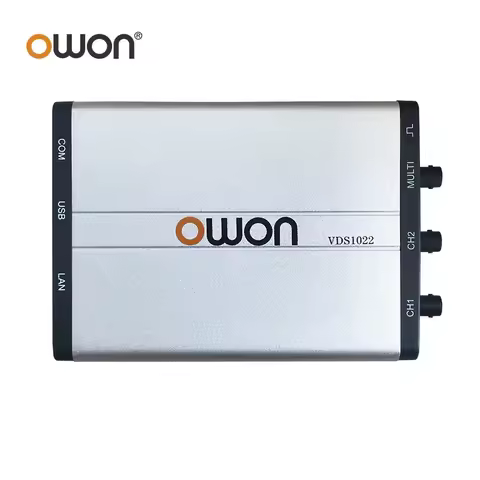 OWON Digital PC Oscilloscope VDS1022(I) 25MHz 100MSa/s 2ch+1ch Multi-Trigger Option Ultra-Thin Body 