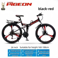 26Inch Folding Mountain Bike   Adult Variable Speed Off-Road Absorber Bike