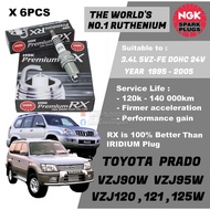 NGK Premium RX Spark Plug - Toyota Land Cruiser Prado 3.4L V6 5VZFE VZJ90 VZJ95 VZJ120 VZJ121 VZJ125