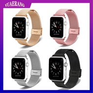 VUAERANG compatible for Apple Watch band 38/40 42/44 Milanes band Stainless Steel strap Bracelet i w
