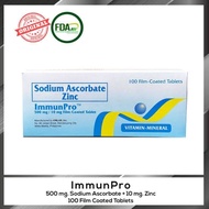 ImmunPro Vitamin C with Zinc (100pcs)