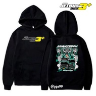Latest Boys' Bus Hoodie Jacket Ages 3-12 Armagedon Jet Bus Children's Bus Hoodie Sweater/