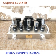 6h8c 6p3p Sparta Z1 Luxury High-End หลอดอิเล็กทรอนิกส์และ Gall เครื่องเครื่องขยายเสียง DIY ชุด