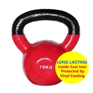 RCL 4KG / 6KG / 8KG / 10KG Vinyl Coated Cast Iron Kettlebell for Sport Gym Fitness Dumbbell Dumbell 