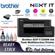 [READY STOCK] Brother DCP-T720DW Printer Colour Ink Tank Printer