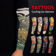 H&H (2PCS)Tattoo Sleeves Sock Arm Sleeves Ice Silk Fishing Motorcycle Bicycle Men Unisex Tattoo