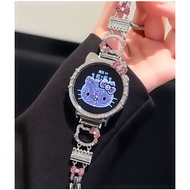 Cute KT Diamond Strap For Huawei watch gt 6 Strap / Huawei watch GT 5 Strap / Huawei watch GT 4 Stra