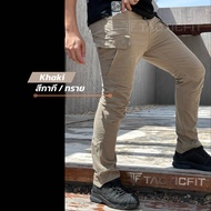 IX11  กางเกงคาร์โก้ THUNDER THOR ทรง SlimFit  ผ้าหนายืดหยุ่น นุ่ม กางเกงยุทธวิธี สำหรับกิจกรรมภาคสนา