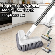 Broom Broom Brush Brush Brush Floor Floor Magic Scrub Tile Toilet Bathroom Gap