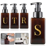 450ml Square Clear Square Foam Bottle Liquid Soap Whipped Mousse Bottle Lotion Shower Gel Pump Bottl