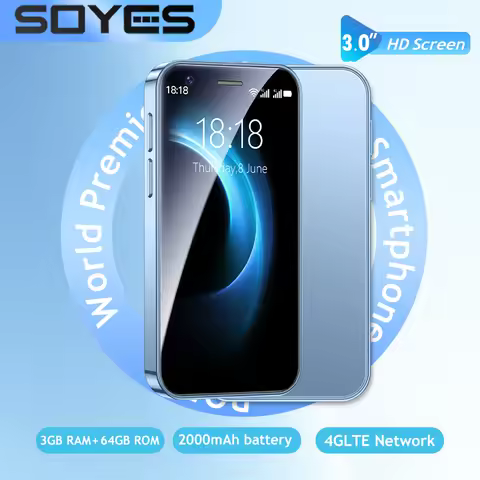 The smart phone in your pocket! SOYES XS16 3-inch Android 8.1 Mini Phone 4G Network Dual SIM Card 3+