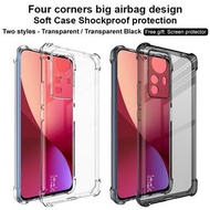小米 Xiaomi 12 Pro - IMAK 全包防摔軟套-氣囊版 (四角加厚 TPU) 透明 手機軟套 保護殼 +送 透明保護膜 Mon貼 Shock-Resistant Case (Airbag