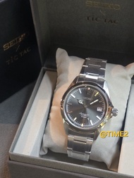 日本版  New Classic  Seiko X Tic Tac 限量版  SZSB035  銀灰色(採用SZSB007相同錶盤顏色)  錶徑40mm  防水100米  機械錶 自動錶 上鍊錶  a