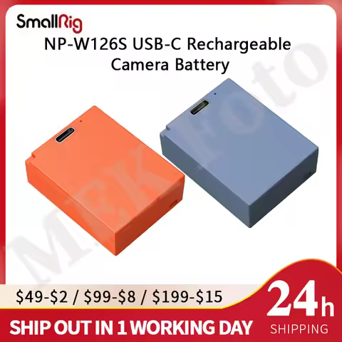 SmallRig NP-W126S USB-C Rechargeable Camera Battery Compatible with Fujifilm Cameras-5062/5088