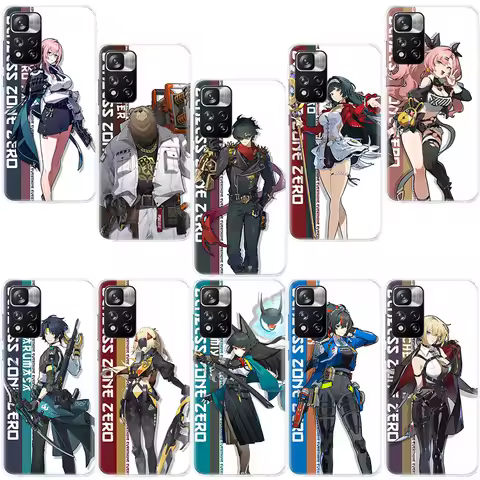 Zenless Zone Zero Phone Case For Xiaomi Poco X4 F4 GT X3 NFC X5 X6 X7 Pro 5G M5 M5S M4 M3 F5 Mi F6 F