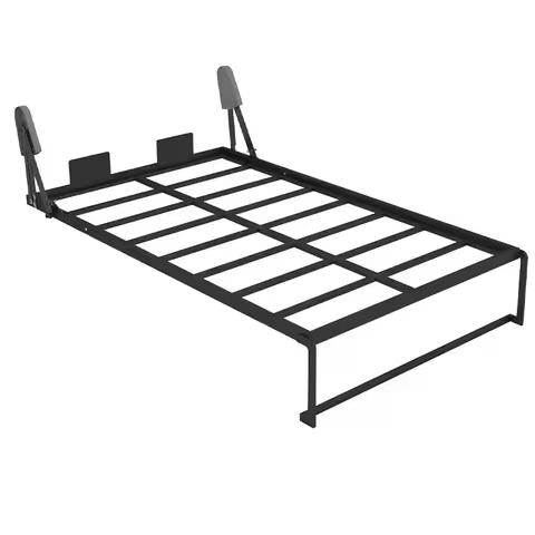 Folding Flip Murphy Bed Designs Foldable Wall-mounted Wall Bed Frame Hardware Queen Wall Murphy Bed 