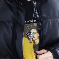 Kobe Bryant Memorial Pendant Necklace Men Premium Titanium Steel, Rust & Fade Proof. Meaningful Gift