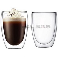 【易油網】【缺貨】Bodum PAVINA 雙層玻璃杯 2入 350ml /12oz 雙層隔熱咖啡杯 4559-10