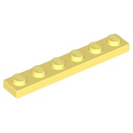 Lego 3666 Plate 1 x 6 bright light yellow