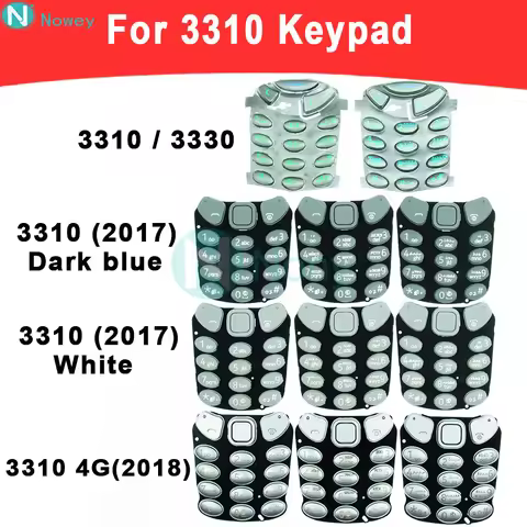 Nowey 3310 2017 Cover Keyboard For Nokia 3310 3330 / 3310 4G 2018 Phone English Russian Arabic Keypa