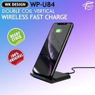 WK Design WP-U84 Double Coil Vertical Wireless Fast Charge 10W High Power Fast Charging  (Desktop Ho