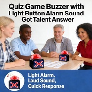 Got Buzzer Game Light Quiz Sound Alarm Talent with Button