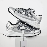 [Zero World Original Product] DIOR DIOR B30 CD Shoes Leather Lace-Up Round Toe Comfortable Low-Top S