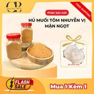 100Gr ORANGE SHRIMP SALT WITH SWEET AND SALT - DELICIOUS TAY NINH SALT - GIRL'S RICE CAKE