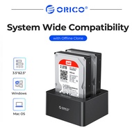 ORICO SATA To USB 3.0 Multi Hard Drive Docking Station พร้อมออฟไลน์ Clone 2 Bay HDD Docking Station สำหรับ2.5/3.5นิ้ว HDD SSD