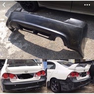 ! Honda civic fd type r rear bumper !