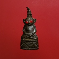 Red-Eyed Monsen 1 Model Worship Teacher 63 Strong Charm Luang Pu Key Sri Lamyong Temple Surin Khmer 