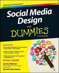 Social Media Design For Dummies by Janine Warner (US edition, paperback)