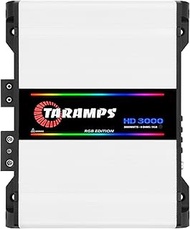 Taramps HD 3000 4 Ohm Rgb Effects Monoblock Amplifier 3000 Watts Rms Full Range Car Audio 12.6VDC Ou
