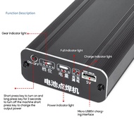 1 Piece Handheld Spot Welder Black Aluminum Alloy Portable Mini Spot Welding Machine Micro-USB 5V 18