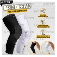FITS Basic Knee Pad Protector Compression Volleyball Basketball Knee Protector