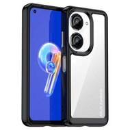 全城熱賣 - 適用於 華碩 Zenfone 10 炫彩系列 亞克力+TPU手機殼（黑色）