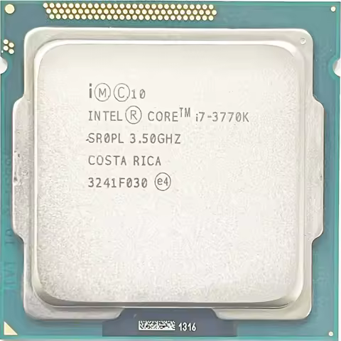 Intel Used Core i7-3770K i7 3770K 4-Core 8-Thread 3.5Ghz L3/8M 22NM 77W LGA 1155 Desktop CPU SR0PL