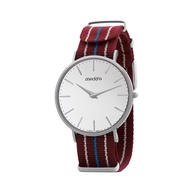 MASSA Grace White Watch 36mm - Silver - Leather Strap/ Steel Strap/ Nato Strap
