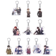 HOSTY Anime 86 Eighty Six Figure Undertaker Vladilena Milize Anju Emma Cosplay Acrylic Key Chain Bag