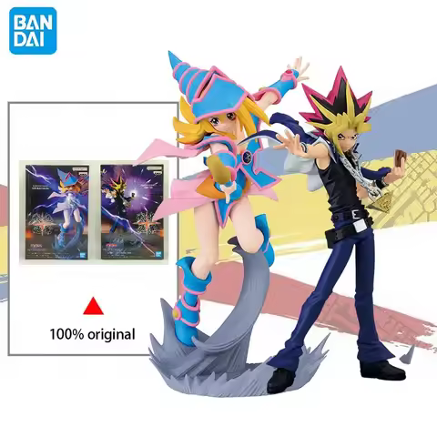In Stock BANDAI SENKOUZEKKEI Yu-Gi-Oh! Yami Yugi / Atem Dark Magician Girl Anime Action Figures Mode