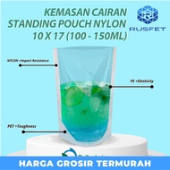STANDING POUCH NYLON KEMASAN 150ML- PLASTIK CAIRAN NYLON 10X17