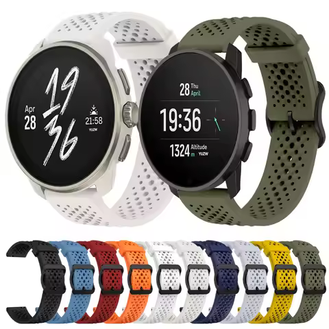 22mm Silicone Band For SUUNTO RACE S/OCEAN/VERTICAL/5 9 PEAK PRO Strap Watchband For Haylou Watch 2