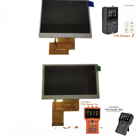 Original 4 inch display lcd screen for gtmedia v8 finder2 max / pro 3.5inch for gt media v8 finder 2