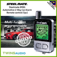 STEELMATE 898G Alarm Remote Control / Remote Control Car Charger / ECU 100% / Siren Original Steel M